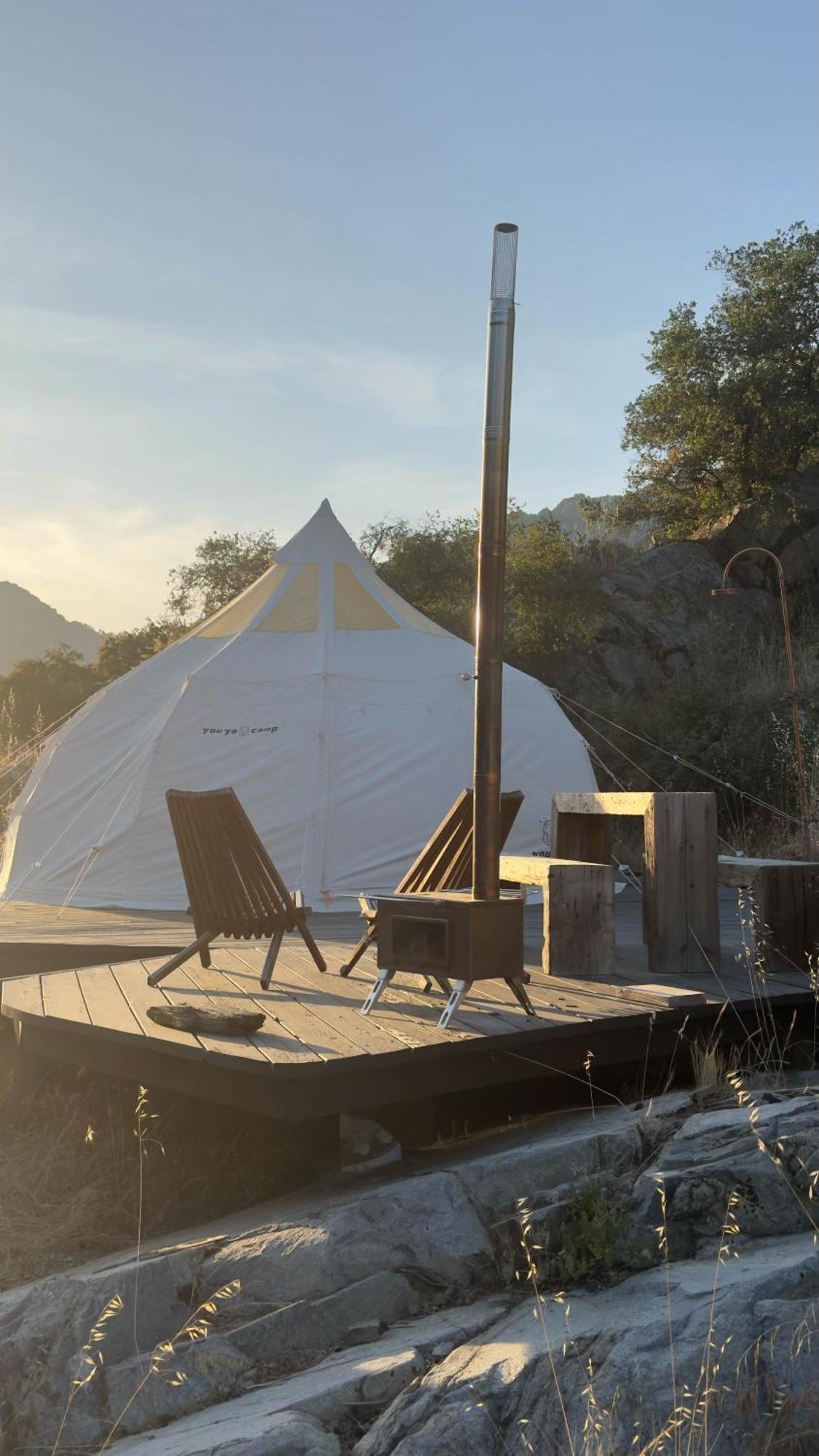 Paradise Ranch Inn - Liberated Tent Three Rivers Buitenkant foto